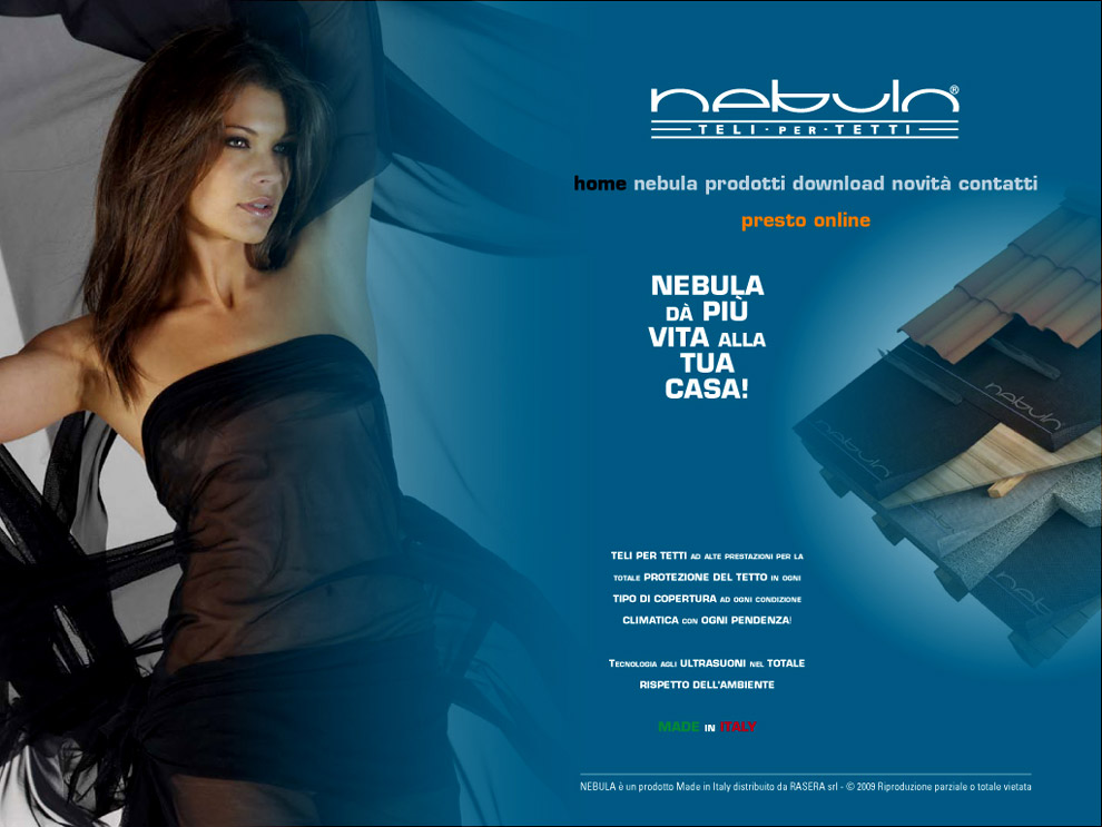 NEBULA - teli per tetti ad alte prestazioni er la protezione del tetto in ogni tipo di copertura  - tecnologia ad ultrasuoni nel rispetto dell'ambiente protezione del tetto